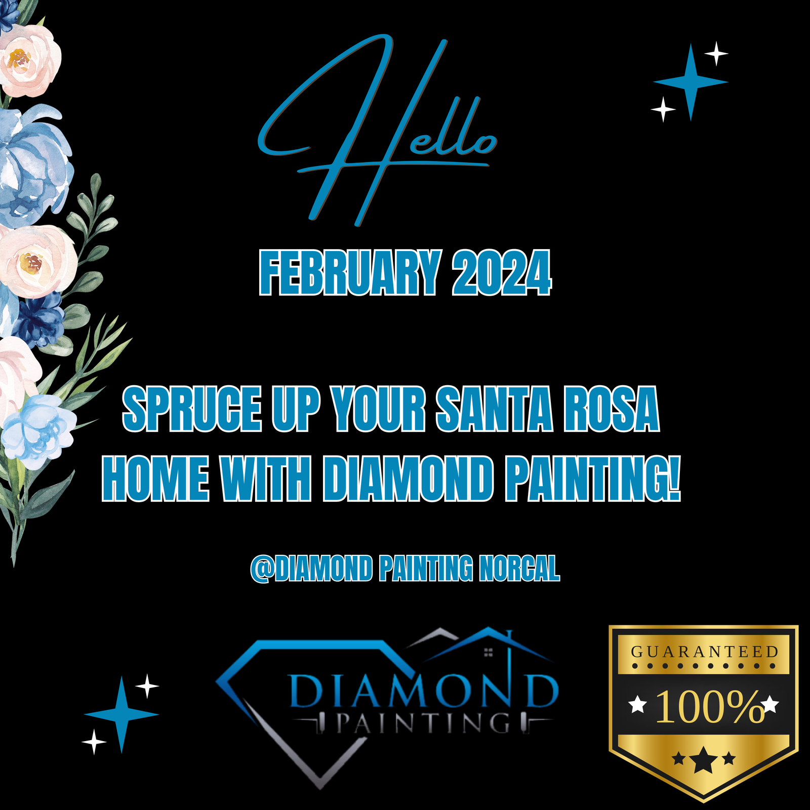 Santa Rosa Home with Diamond Painting